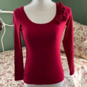 Ann Taylor Loft Embellished T-Shirt